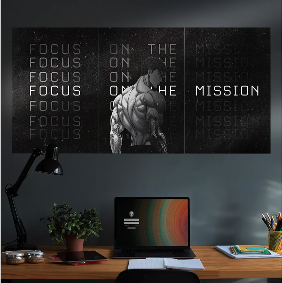 Focus on the mission poster 3 pieces