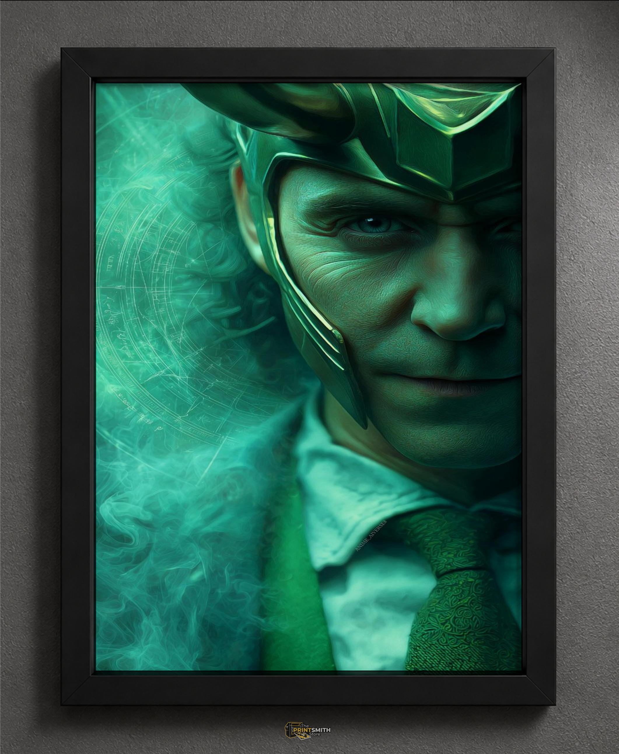 Loki's Mystique — Framed Art view 2