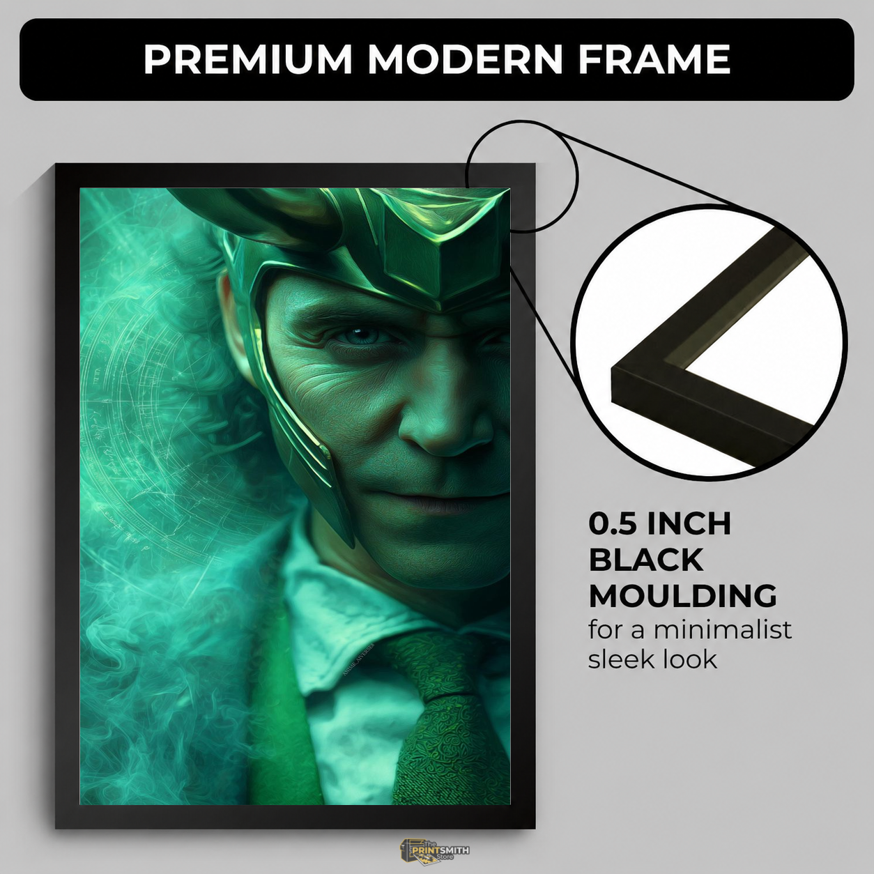 Loki's Mystique — Framed Art view 4