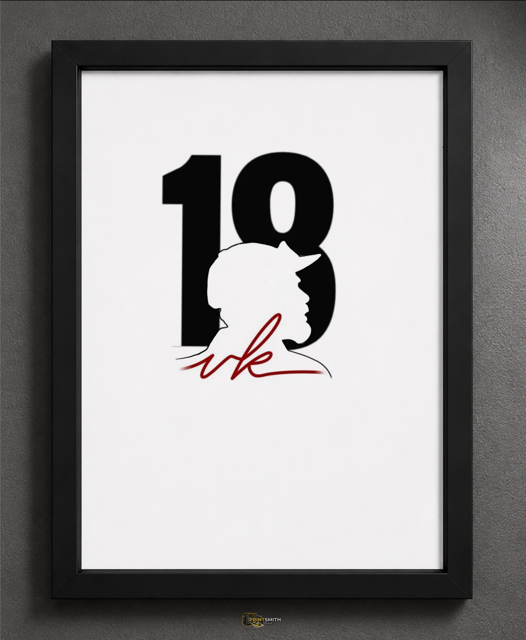 18 vk Frame — Framed Print view 2