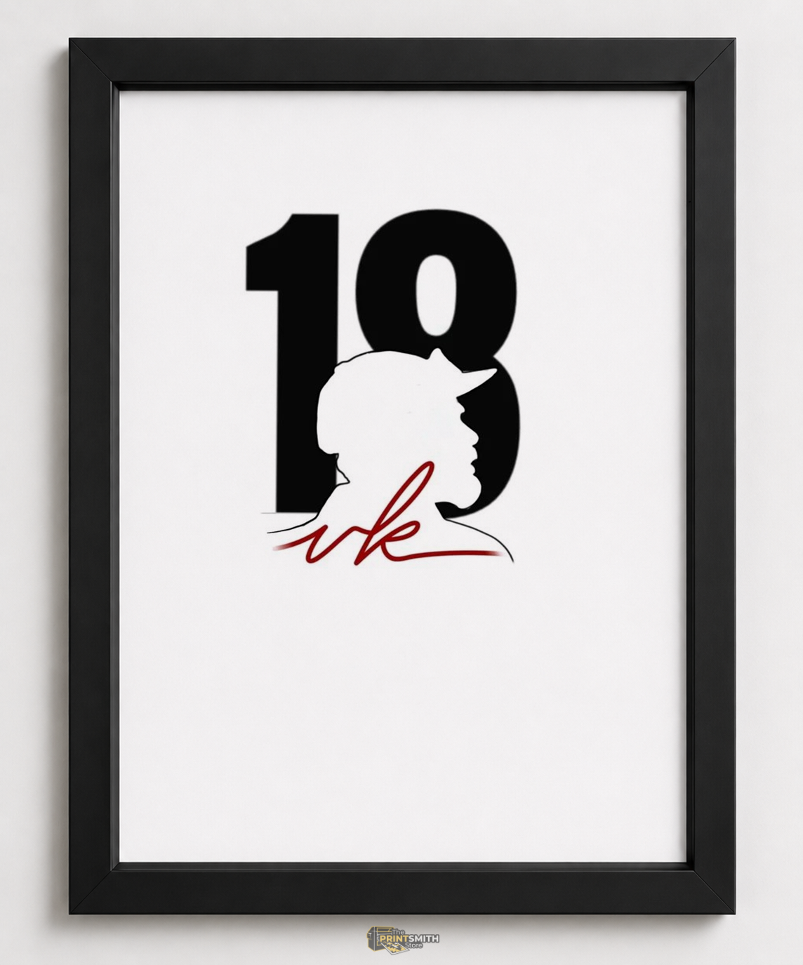 18 vk Frame — Framed Print