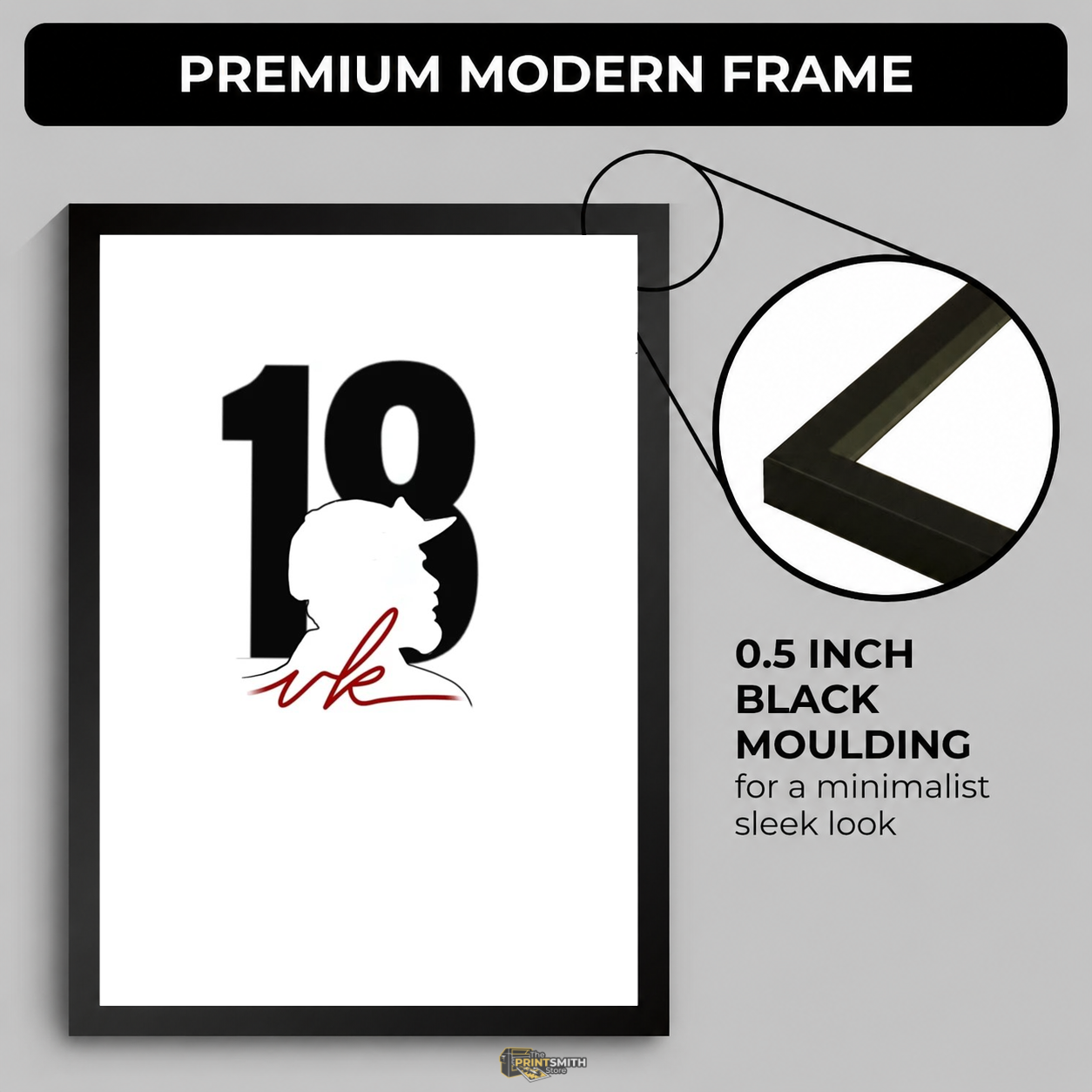 18 vk Frame — Framed Print view 4