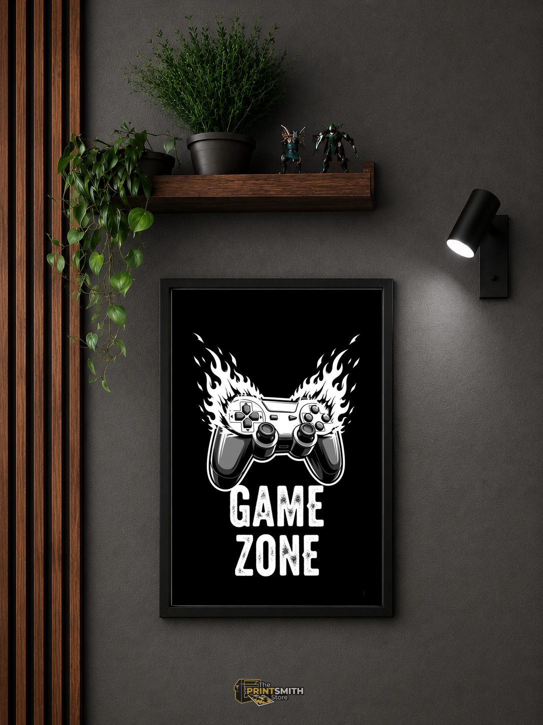 Game Zone T-Shirt — Framed Print view 3