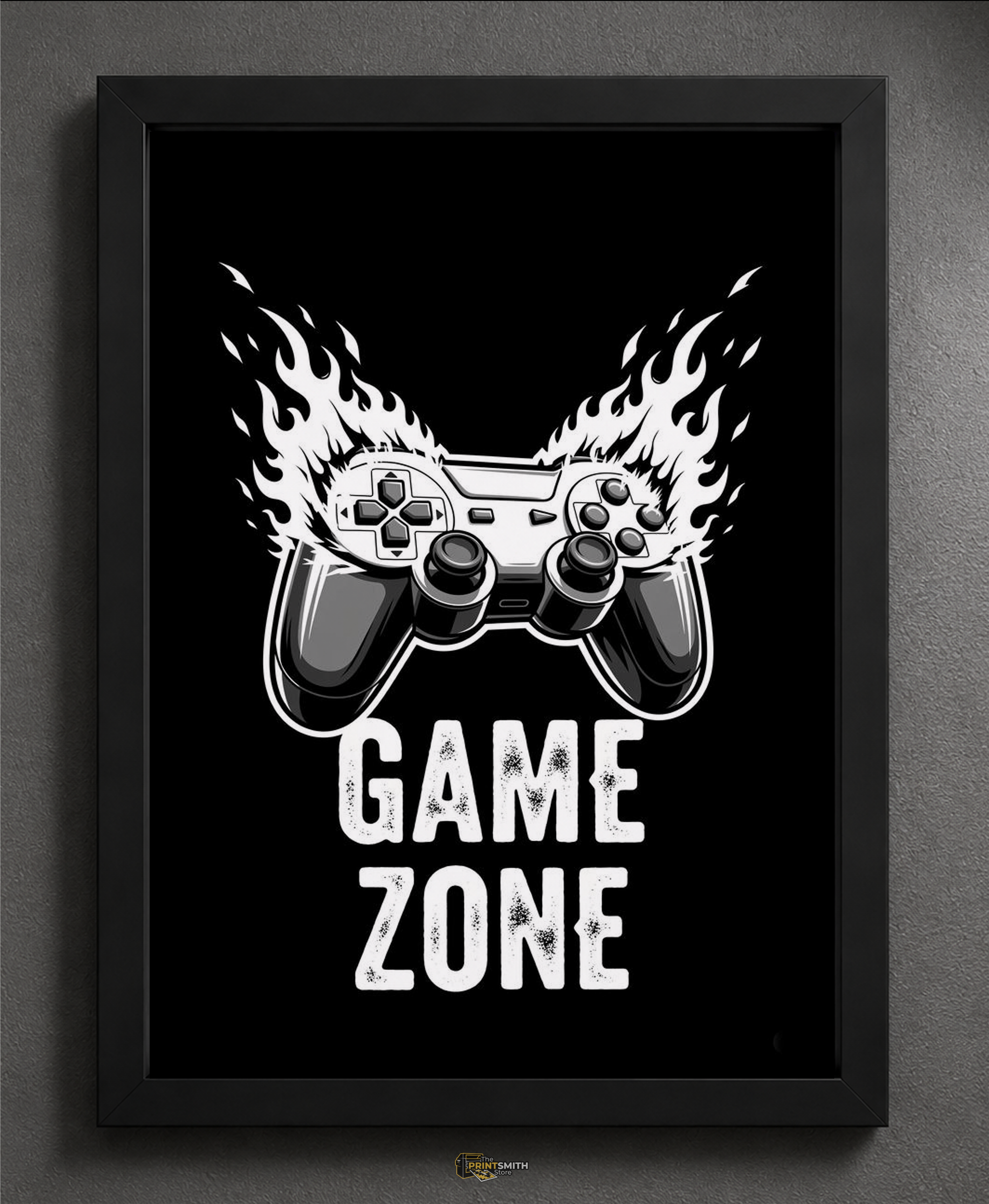 Game Zone T-Shirt — Framed Print view 2