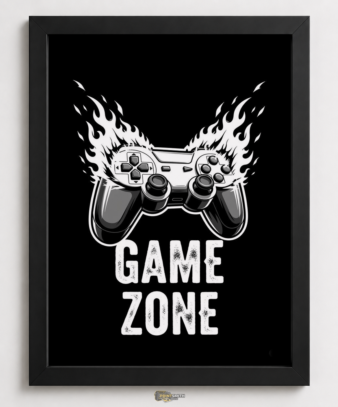 Game Zone T-Shirt — Framed Print