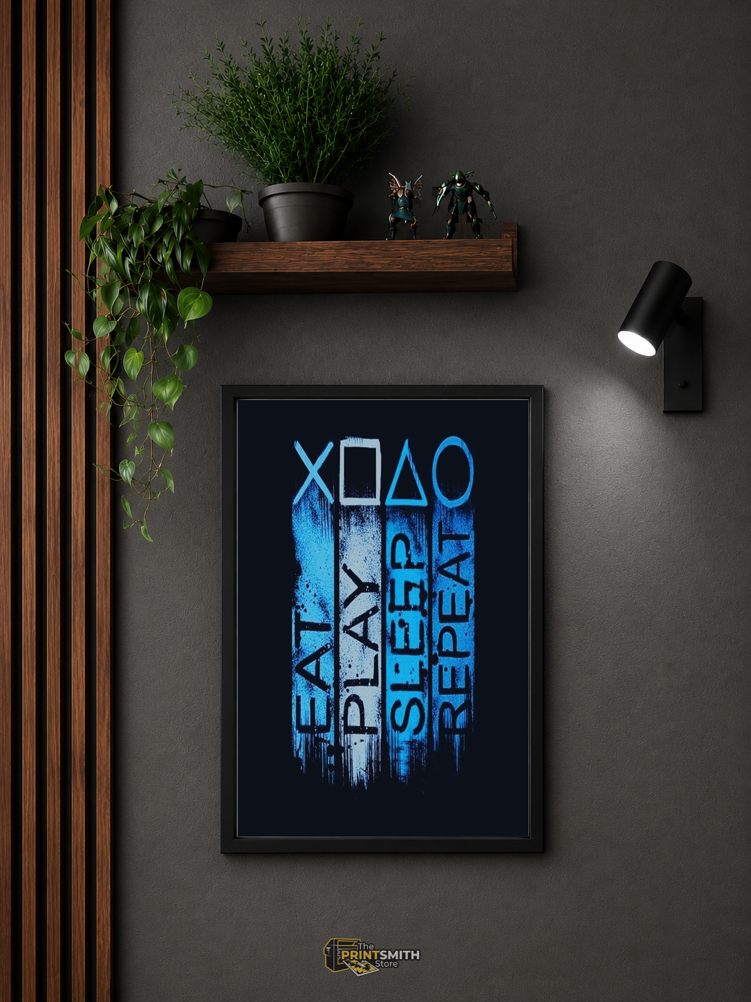 Gaming Life Cycle Frame — Framed Print view 3