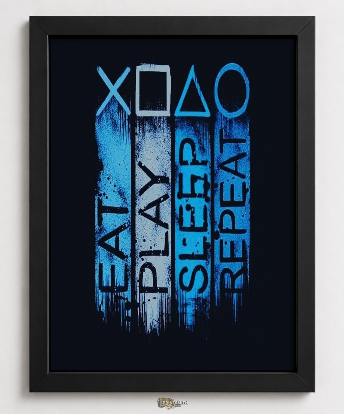 Gaming Life Cycle Frame — Framed Print