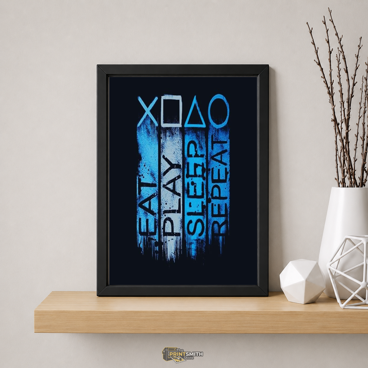 Gaming Life Cycle Frame — Framed Print view 5