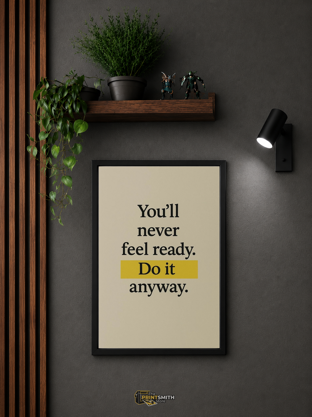 Inspirational Quote Frame — Framed Print view 3