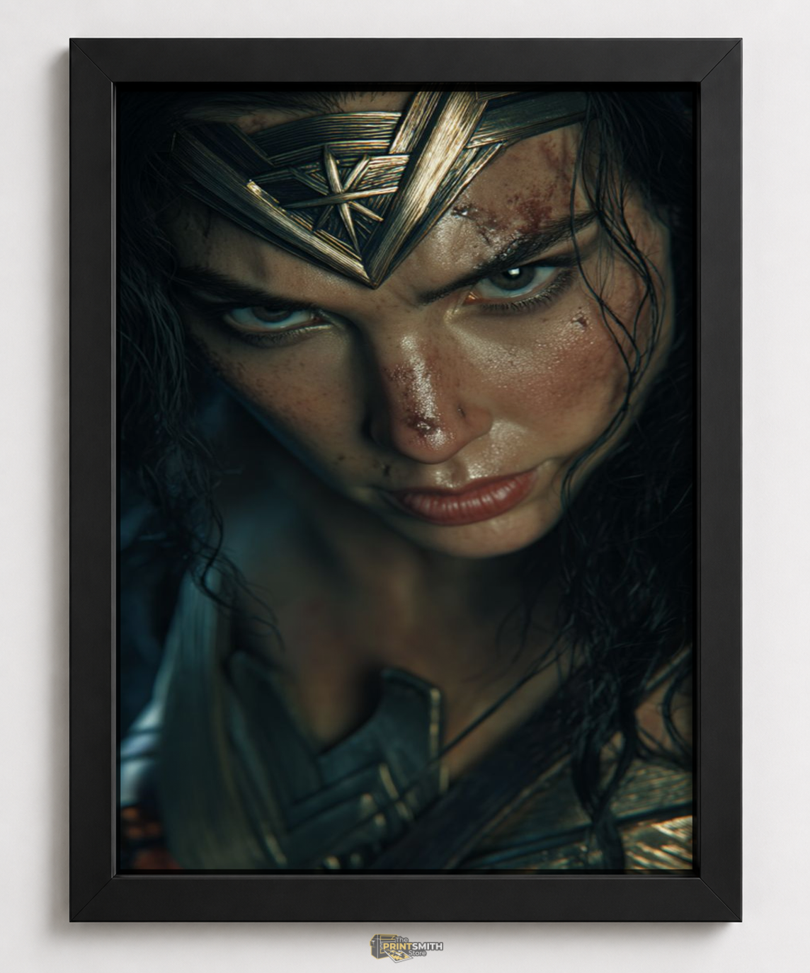 Wonder Woman Portrait — Framed Art