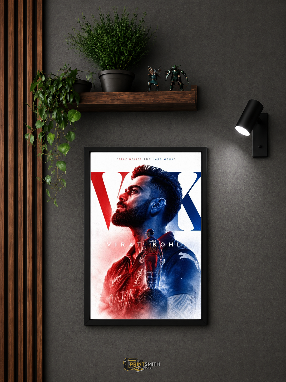Virat Kohli Tribute Frame — Framed Print view 3