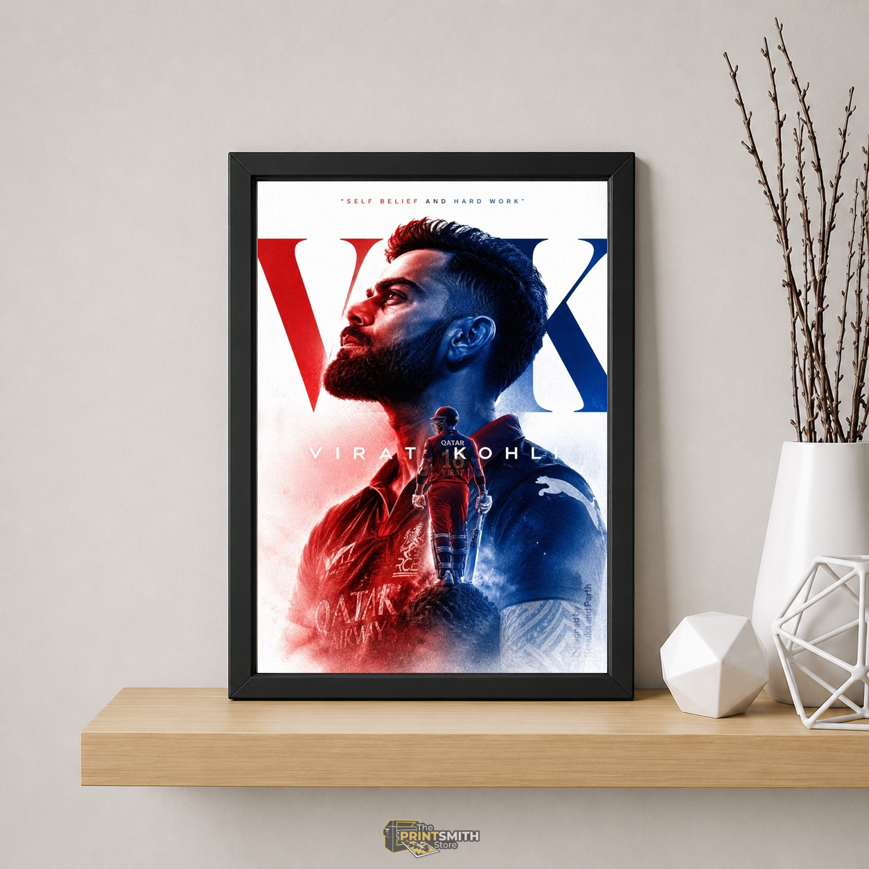 Virat Kohli Tribute Frame — Framed Print view 5