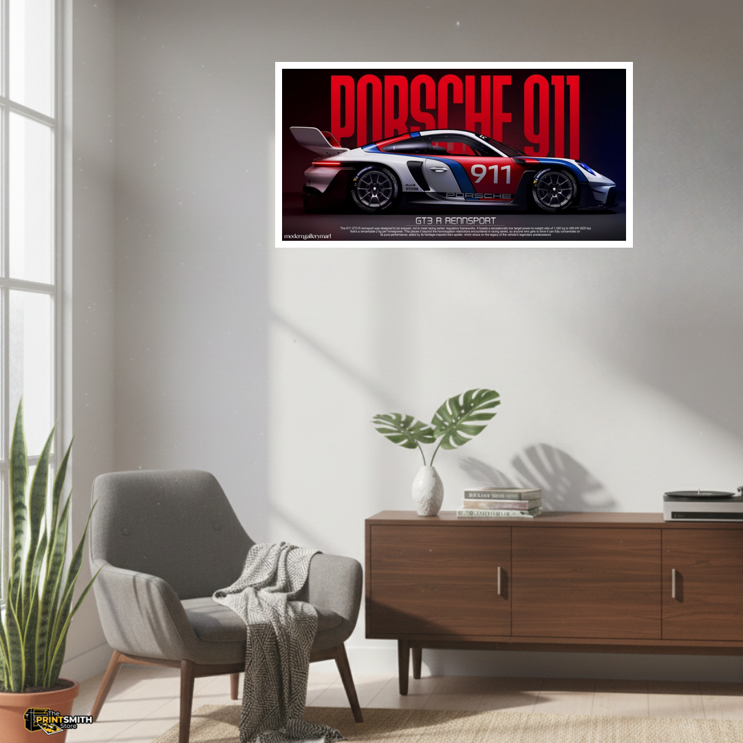Porsche 911 GT3 R Rennsport view 3