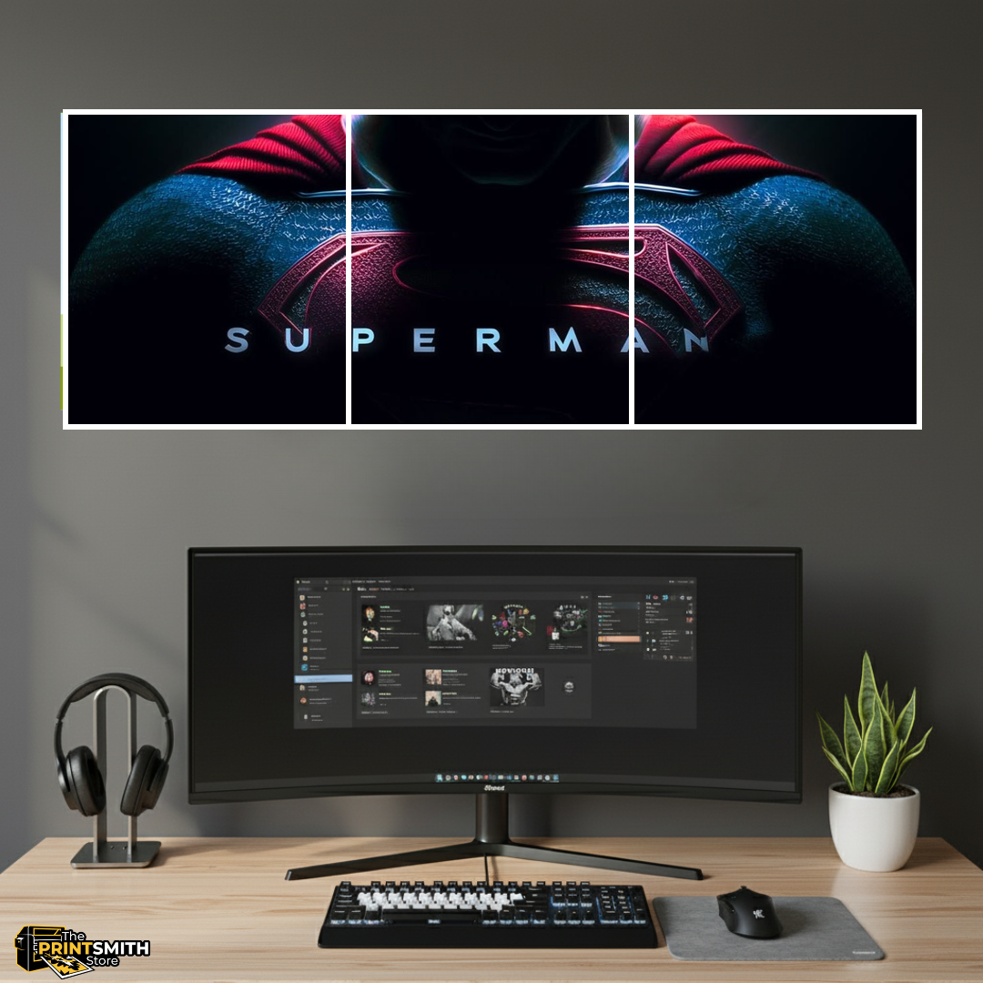Superman Logo Closeup — 3-Piece Set view 2