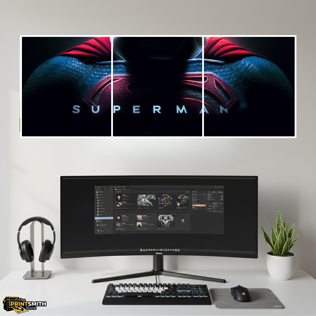 Superman Logo Closeup — 3-Piece Set