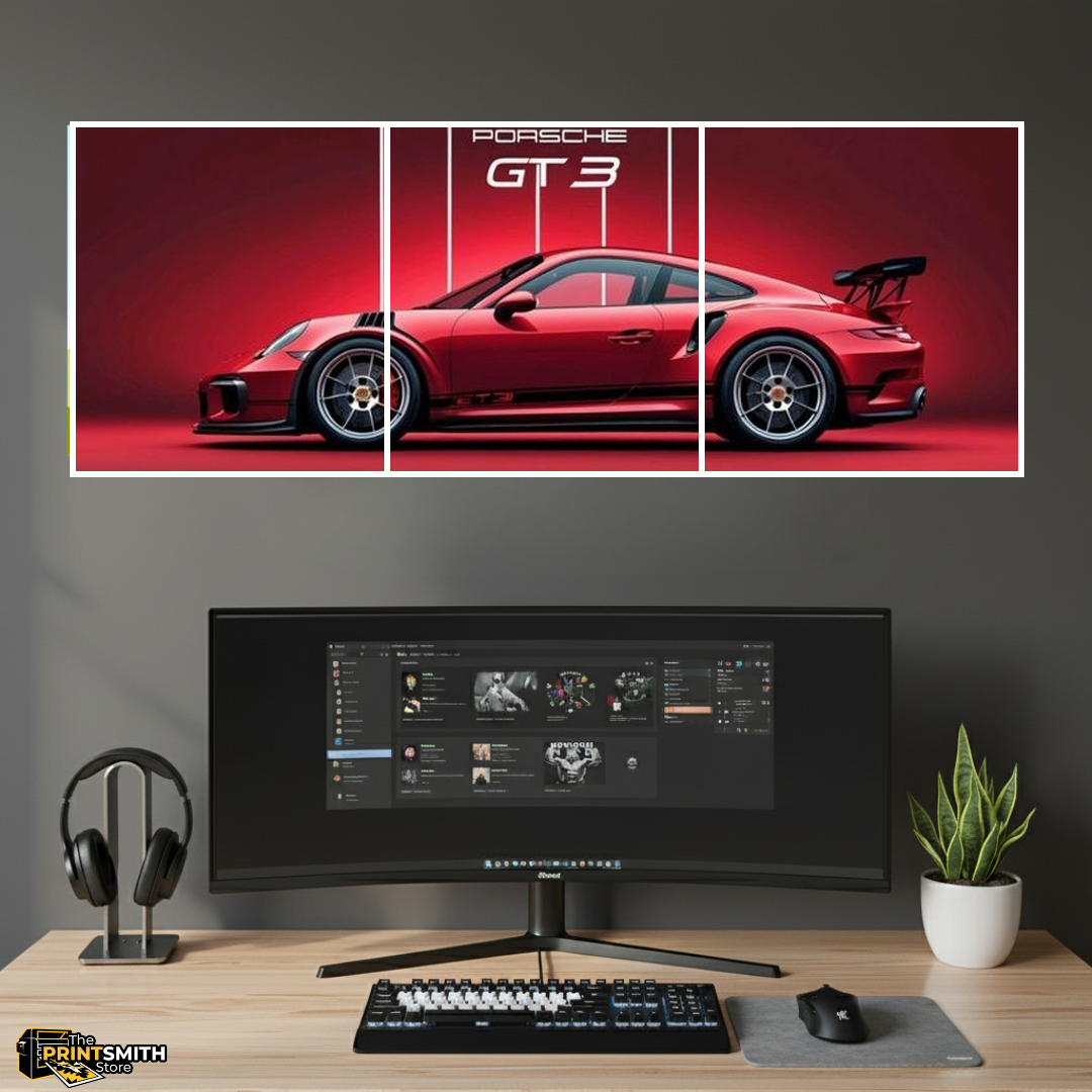 Porsche Gt3 Racing Red — 3-Piece Set view 2