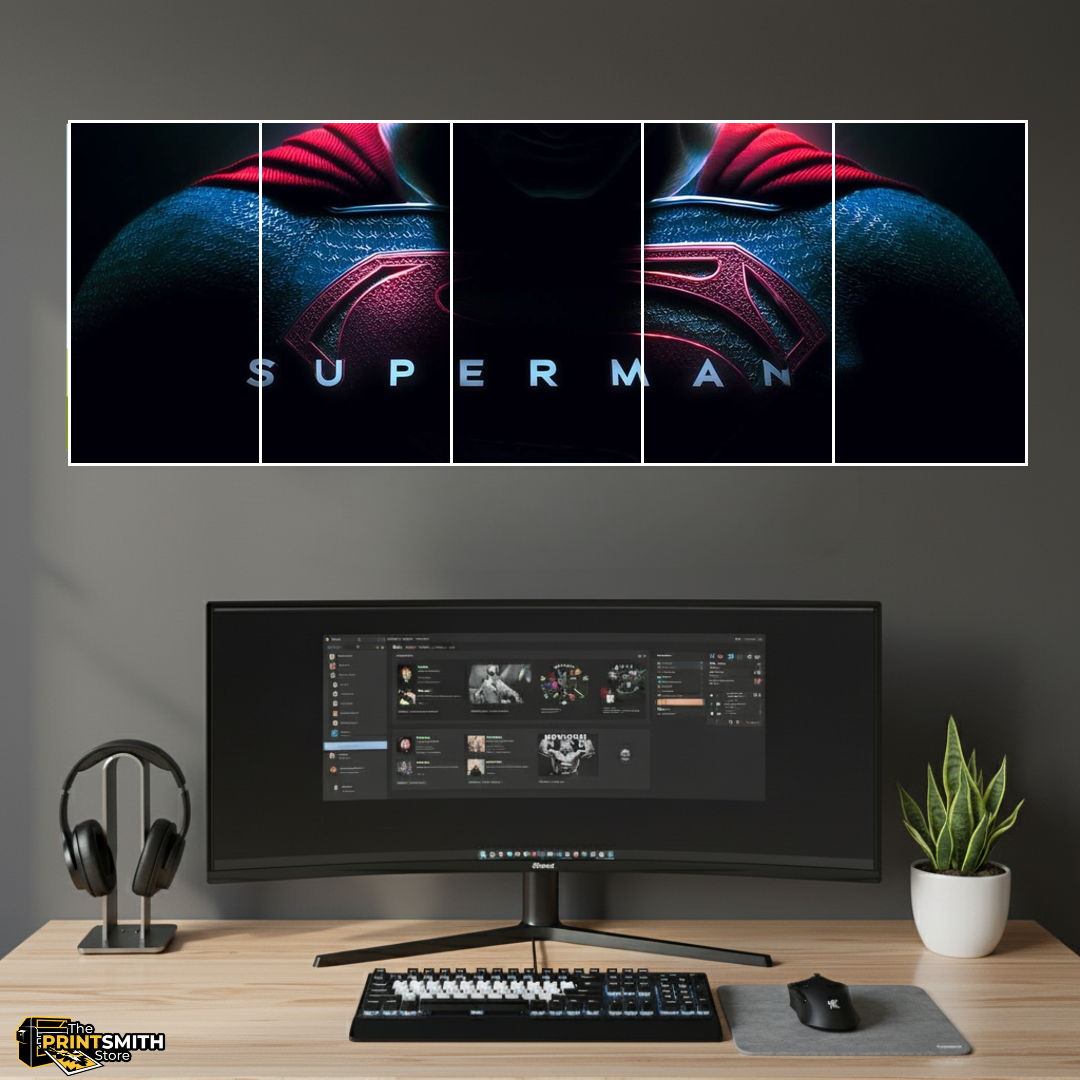 Superman Logo Closeup — 5-Piece Set view 2