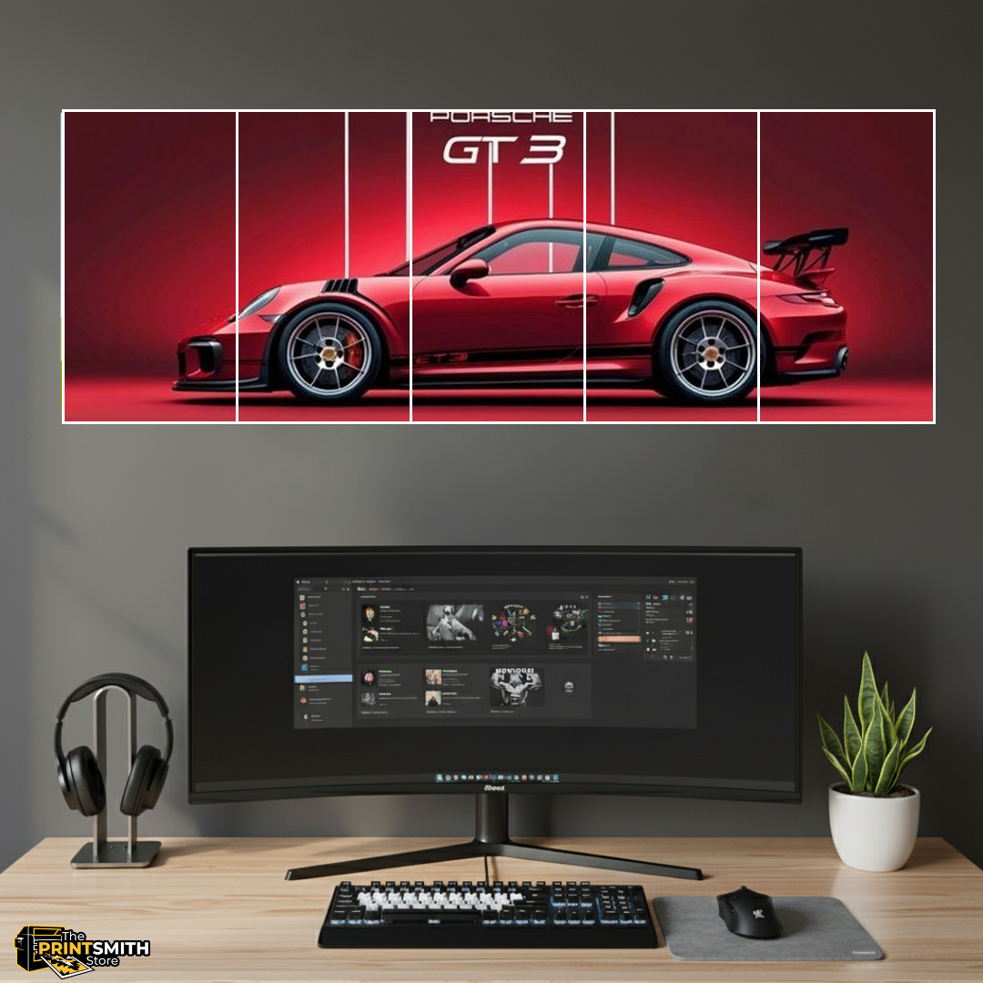 Porsche Gt3 Racing Red — 5-Piece Set view 2