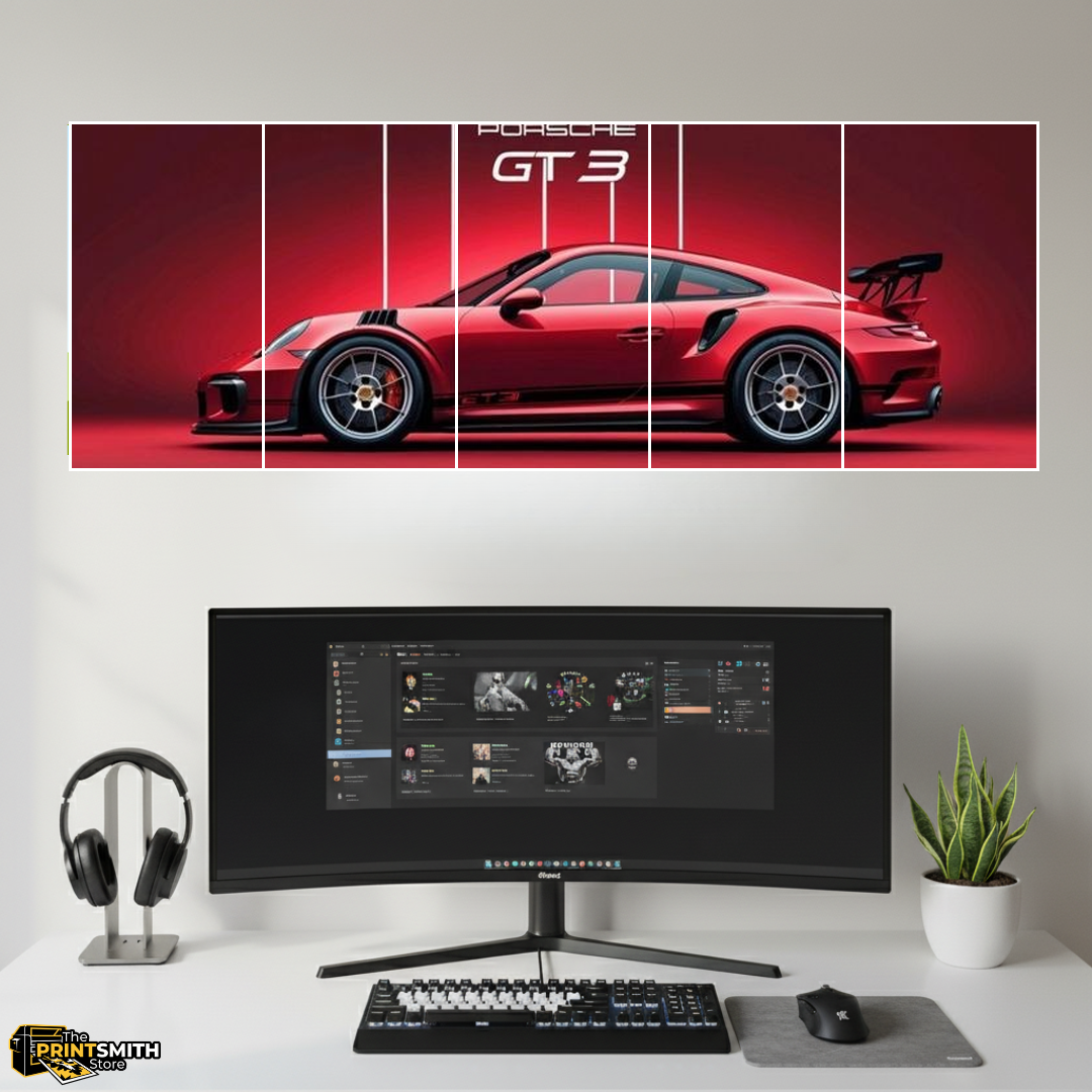Porsche Gt3 Racing Red — 5-Piece Set