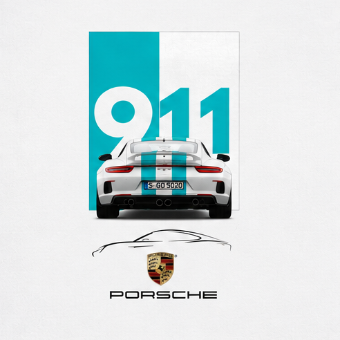 Porsche 911 T-Shirt — T-Shirt view 4