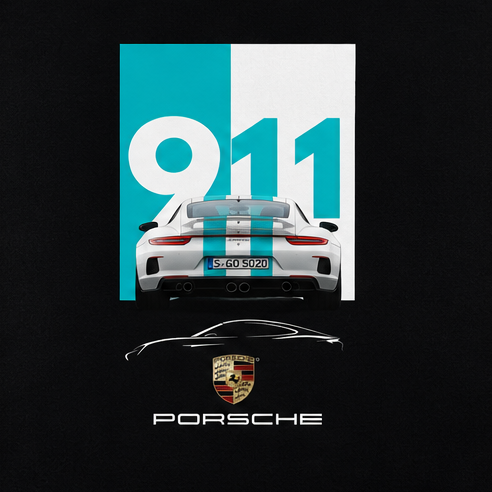 Porsche 911 T-Shirt — T-Shirt view 4