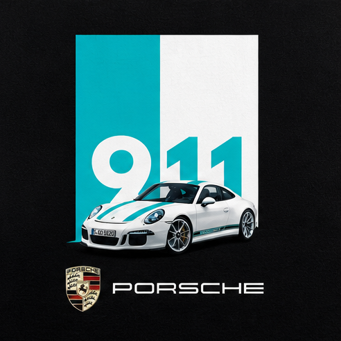 Porsche 911 T-Shirt — T-Shirt view 3